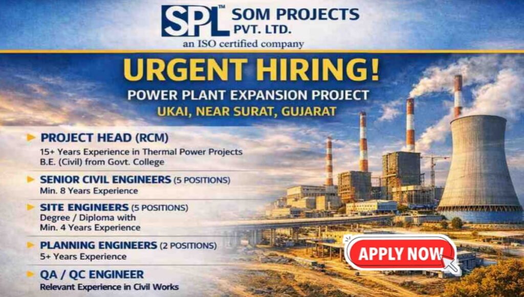 SOM Projects Pvt Ltd Hiring 2026