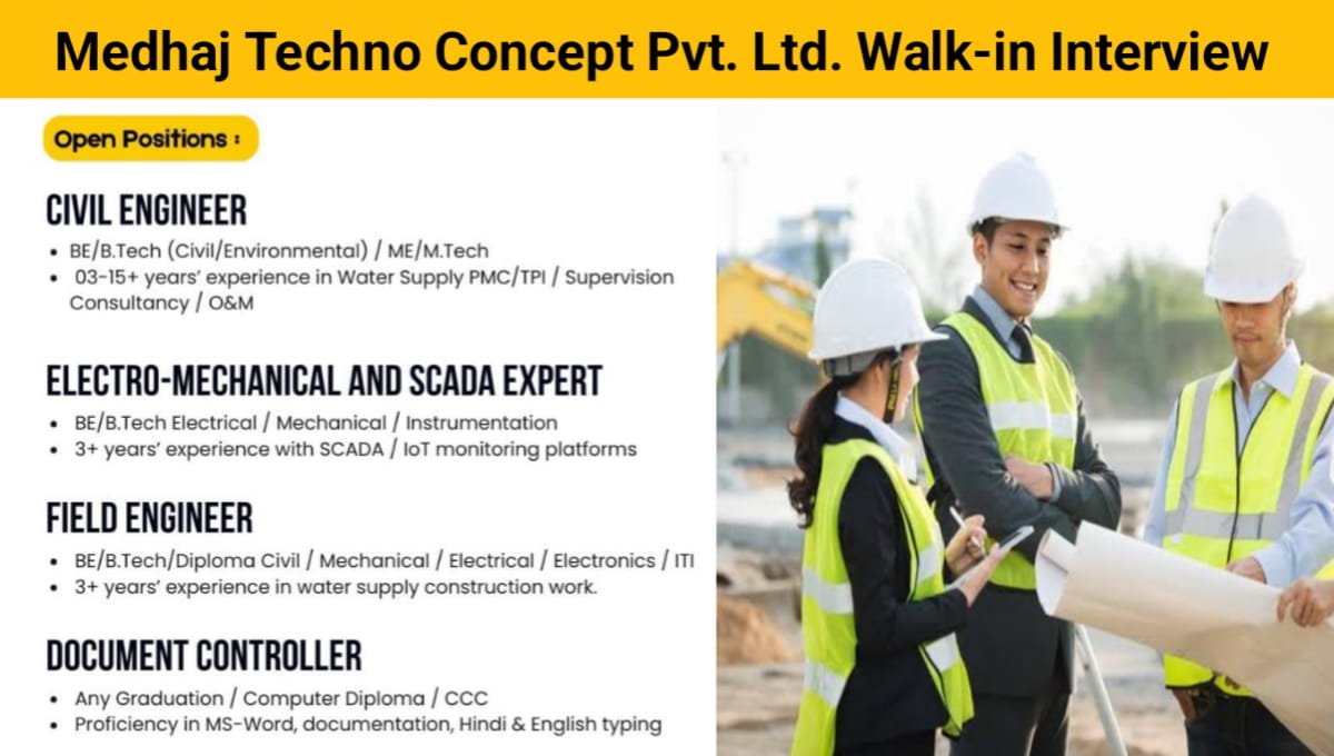 Medhaj Techno Concept Pvt Ltd Walk-In Interview