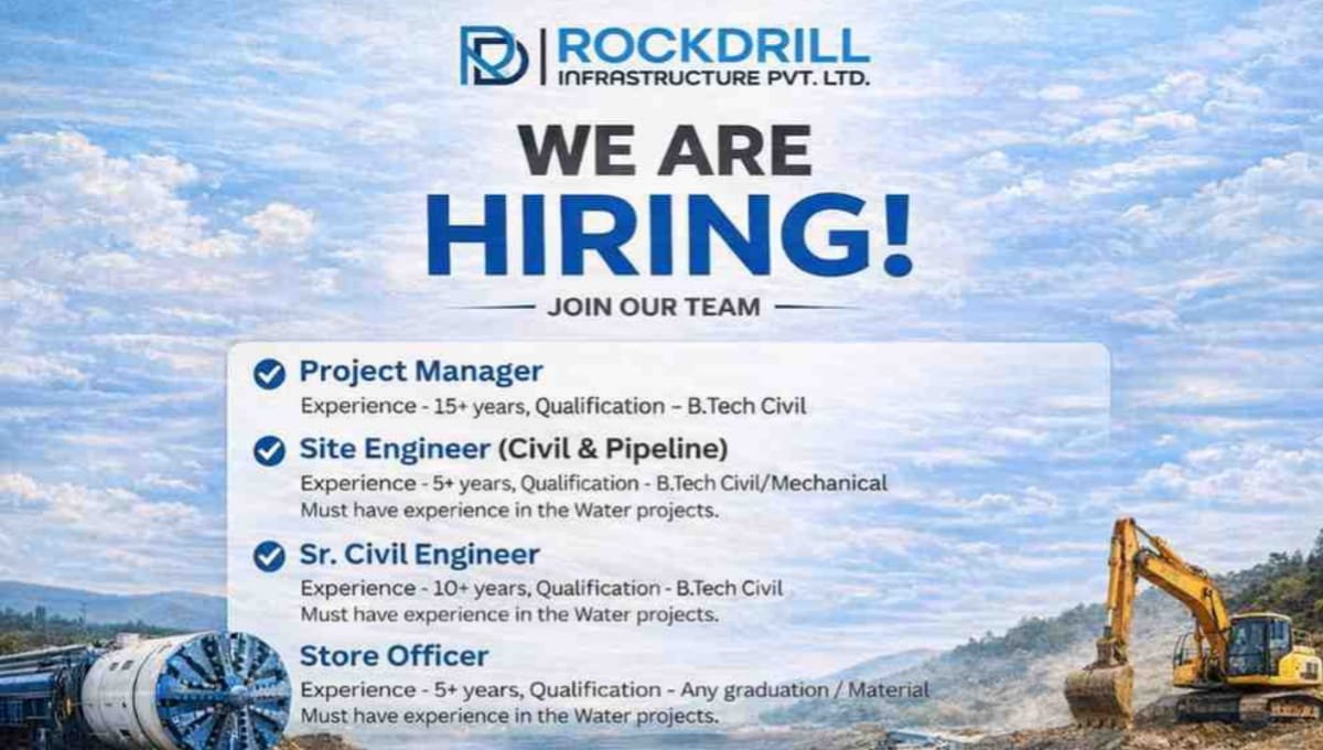 Rockdrill Infrastructure Pvt Ltd Vacancy
