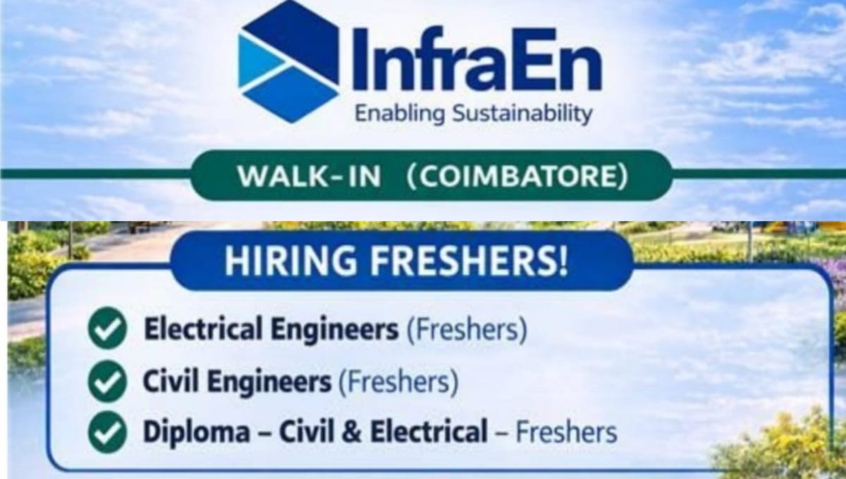 InfraEn (India) Pvt Ltd Walk-In Interview 2026