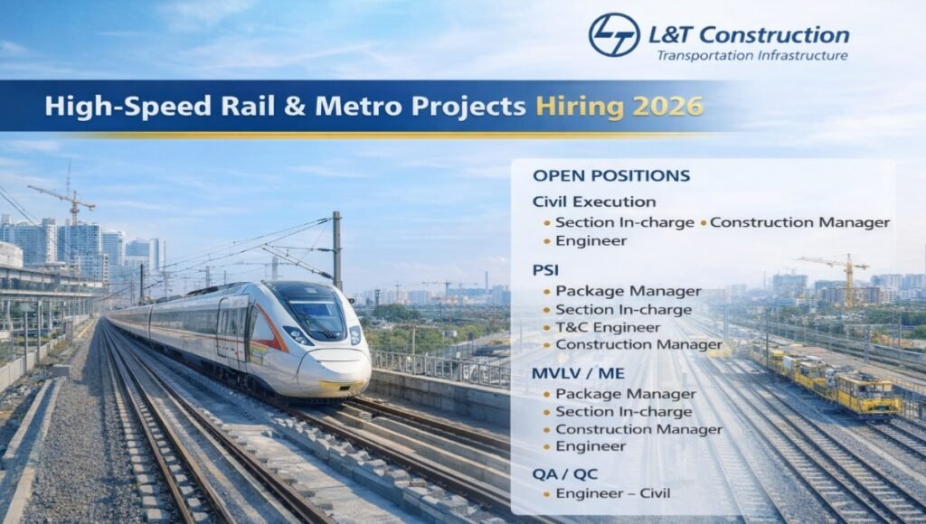 L&T Construction Walk-In Interview 2026
