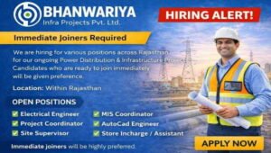 Bhanwariya Infra Projects Job Openings 2026