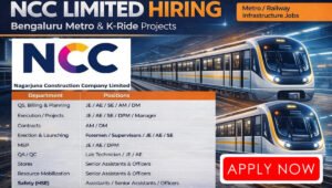 NCC Limited Recruitment 2026