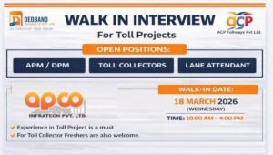 APCO Infratech Recruitment 2026