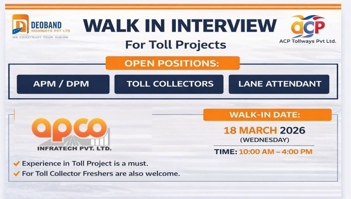 APCO Infratech Recruitment 2026