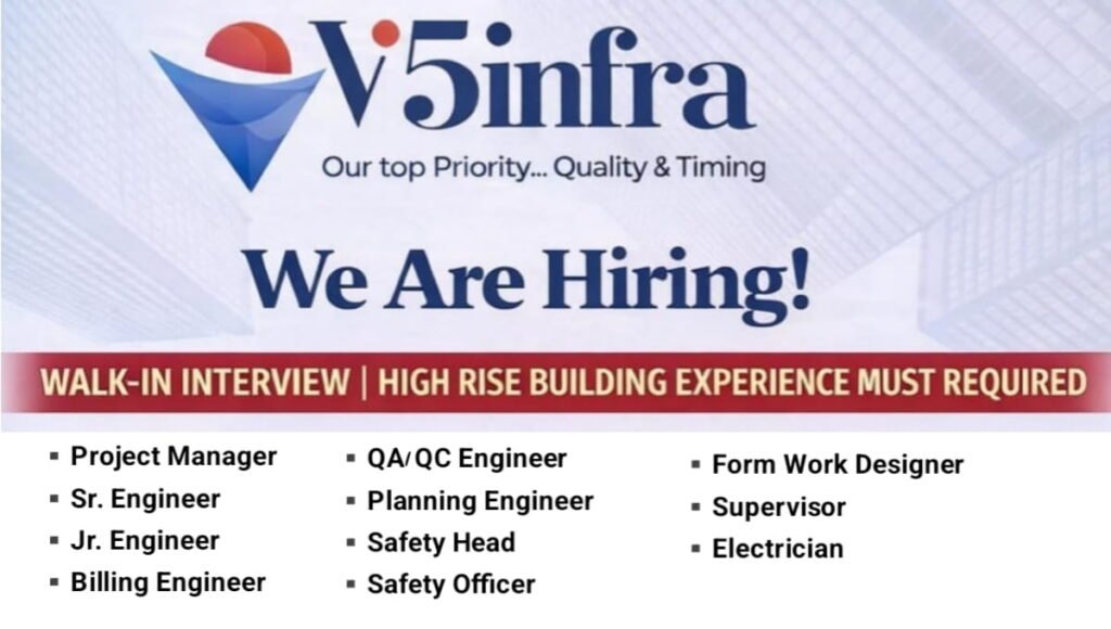 V5 Infra Walk-In Interview 2026