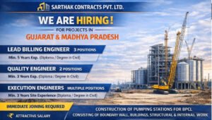 Sarthak Contracts Pvt Ltd Hiring 2026