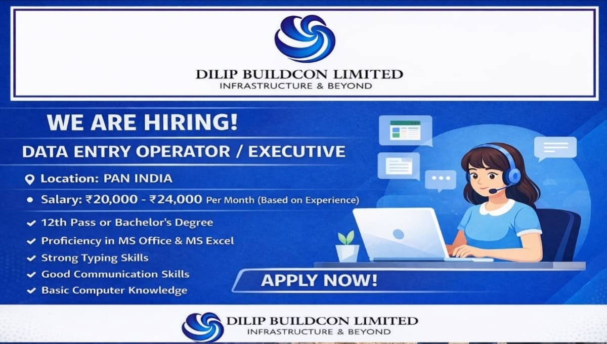 Dilip Buildcon Careers 2026