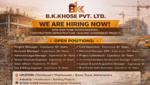B.K Khose Pvt Ltd Recruitment 2026