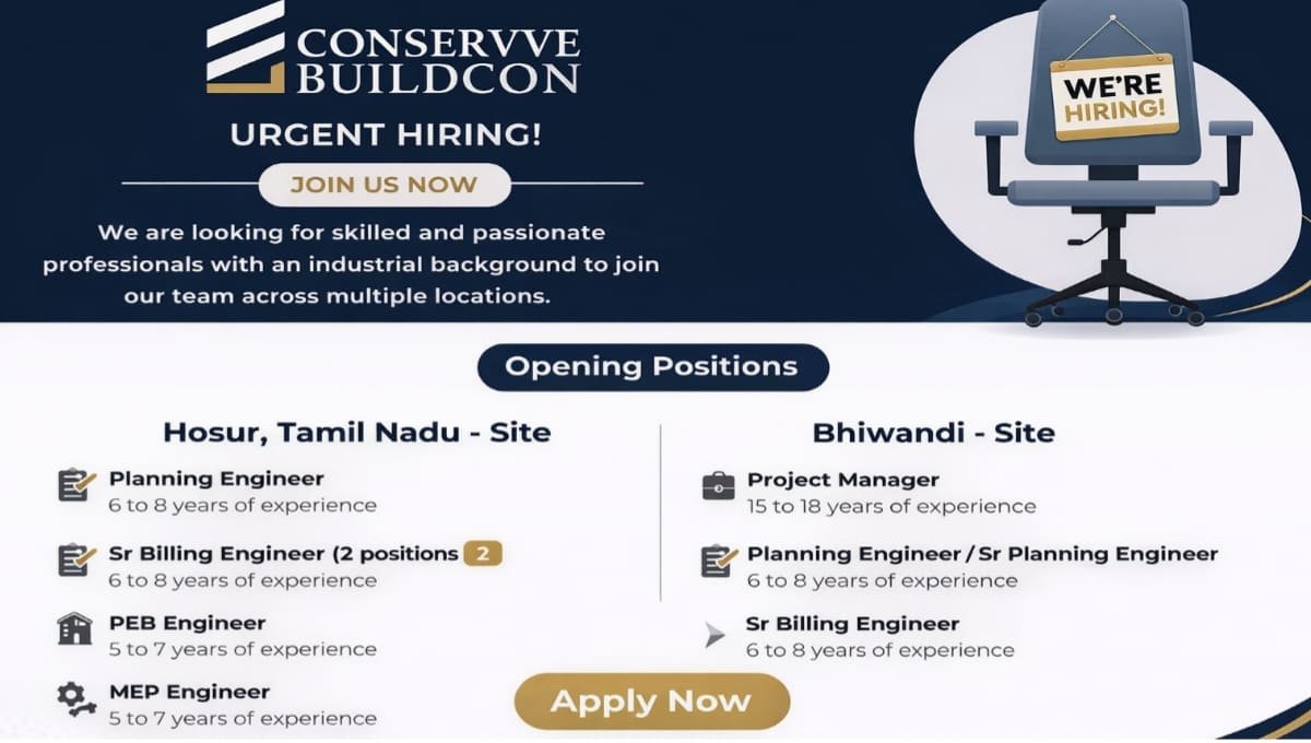 Latest Construction Jobs 2026