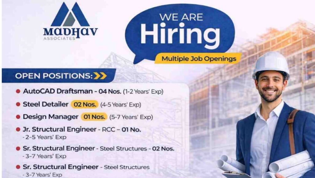 Madhav Associates Recruitment 2026