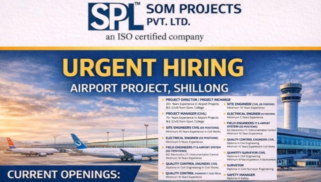 SOM Projects Pvt Ltd Urgent Hiring
