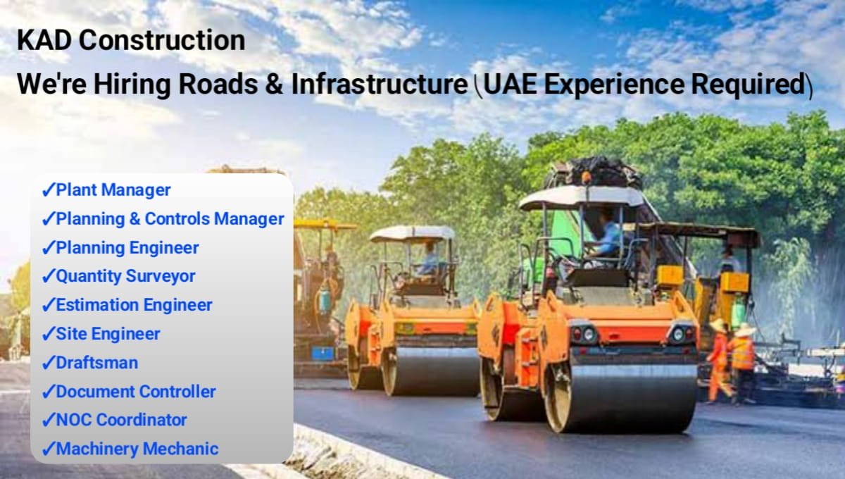 KAD Construction UAE Hiring 2026