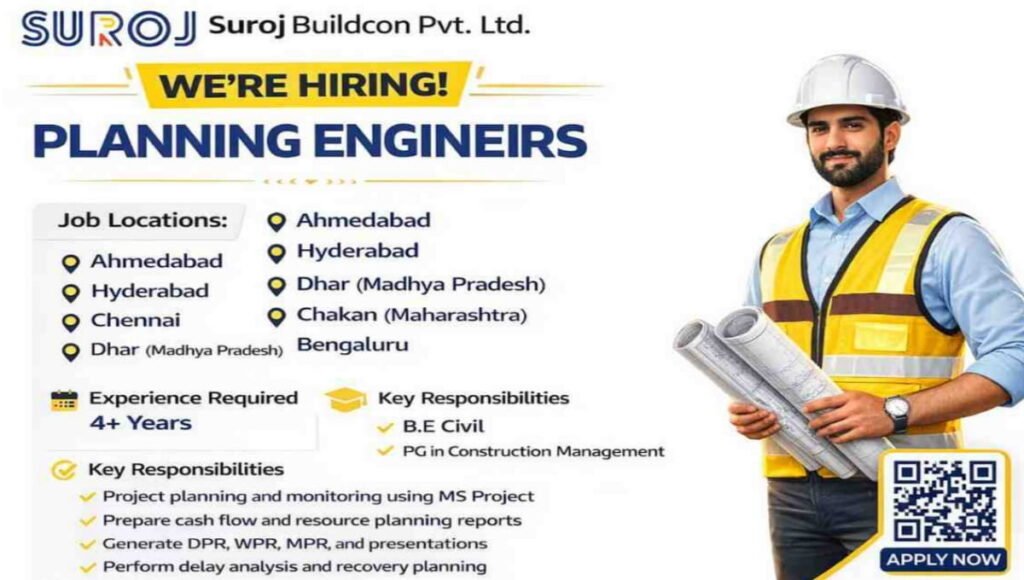 SUROJ Buildcon Pvt Ltd Hiring 2026