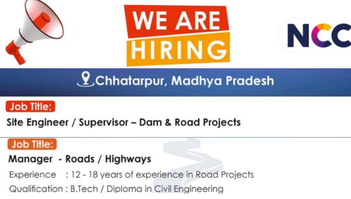 NCC Limited Careers 2026