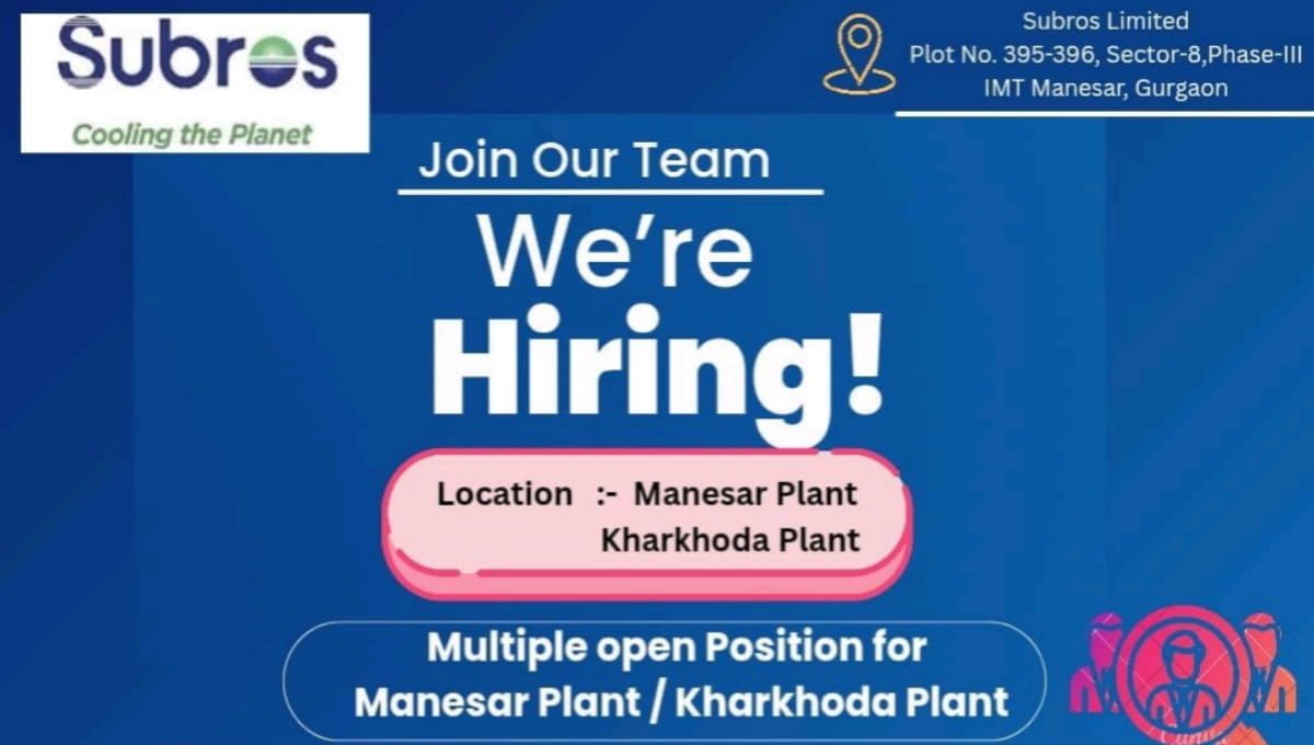 Subros Limited Job Vacancy 2026
