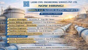 Laxmi Civil Engineering Services Vacancy