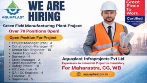 Aquaplast Infraprojects Hiring 2026
