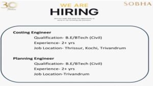 Sobha Limited Recruitment 2026