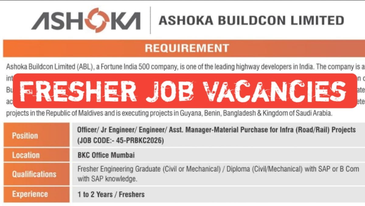 Freshers & Experienced Engineers Hiring