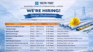 Kalpataru Projects Recruitment 2026