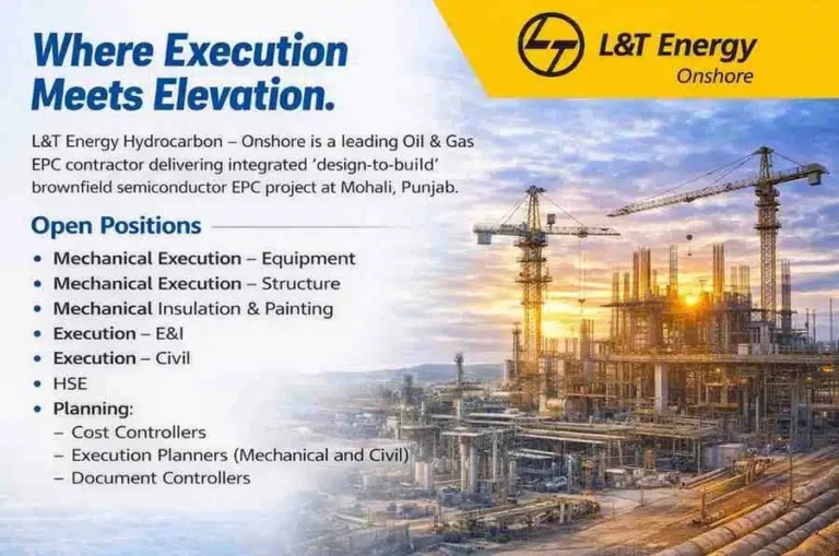 L&T Energy Hydrocarbon Recruitment 2026