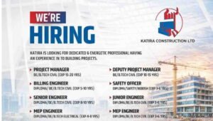 Katira Construction Job Vacancy