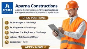Aparna Constructions Hiring 2026