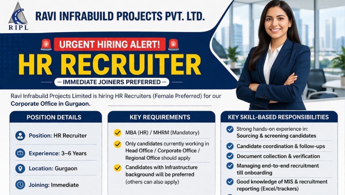 Ravi Infrabuild Projects Hiring