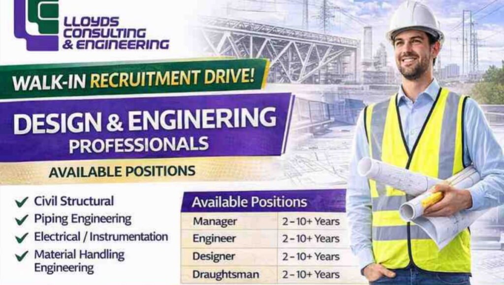 Lloyds Consulting & Engineering Hiring 2026