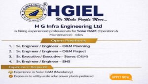 HG Infra Engineering Limited is Hiring