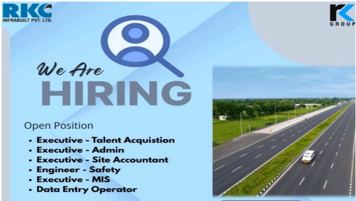 RKC Infrabuilt Pvt Ltd hiring