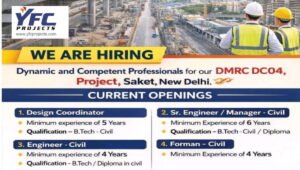 YFC Projects Job Vacancy 2026