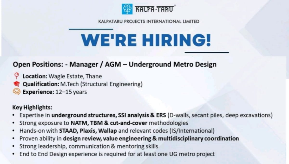 Kalpataru Projects Job Opening 2026