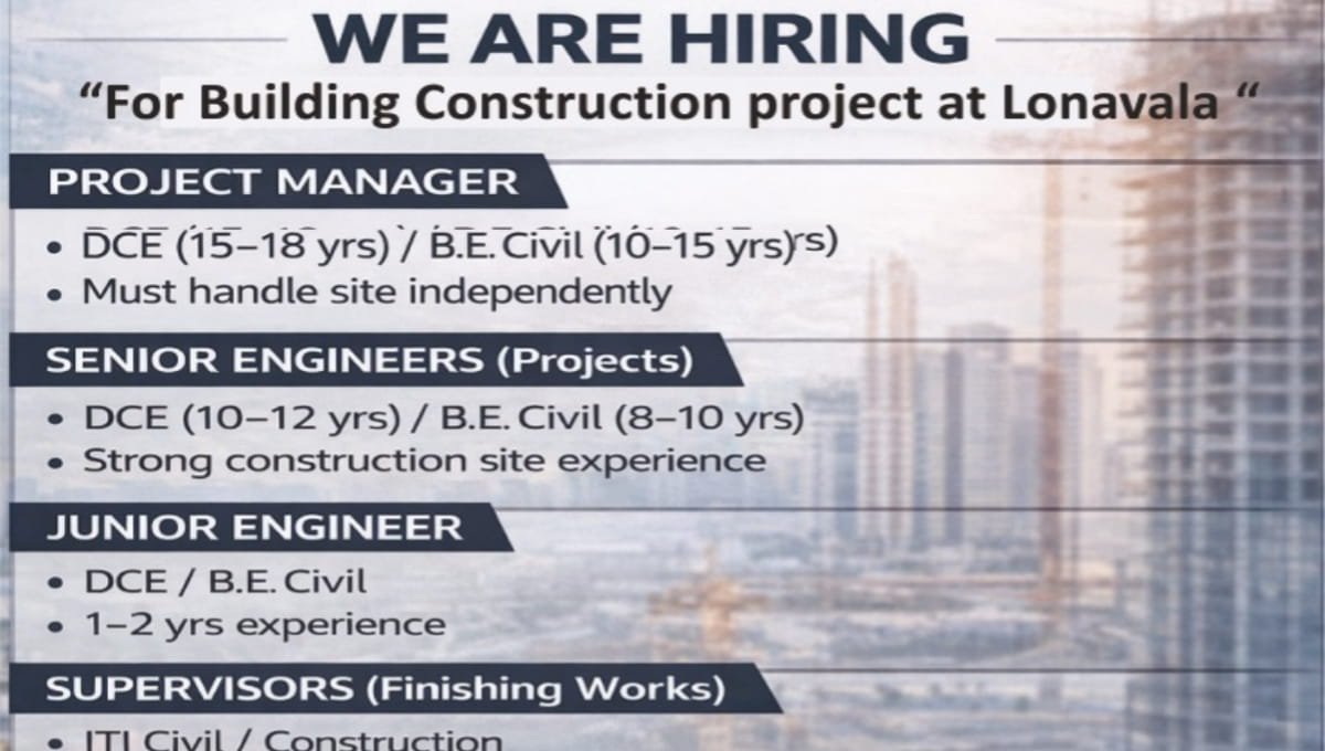 Deltatechs Construction Pvt Ltd Hiring 2026