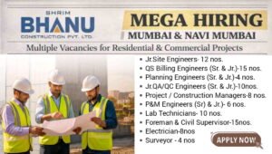 Shrim Bhanu Construction Recruitment 2026