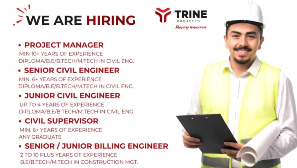 Trine Projects India Pvt Ltd Hiring 2026