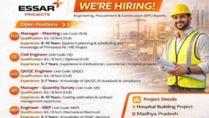 Essar Projects Recruitment 2026