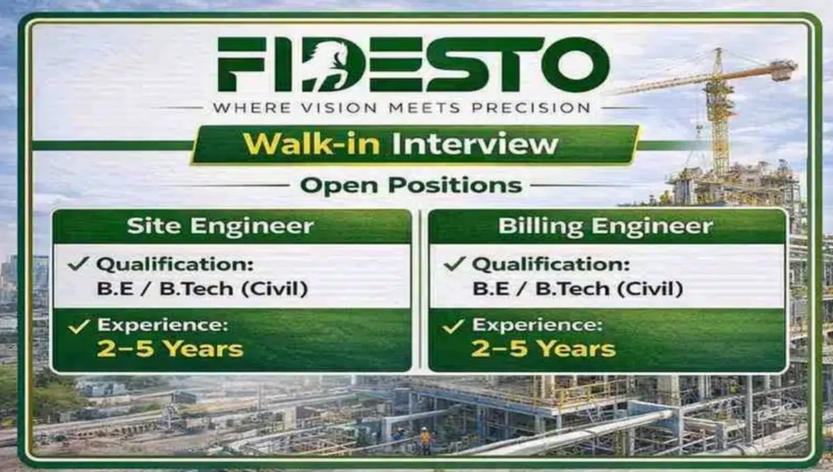 Fidesto Projects Walk-In Interview