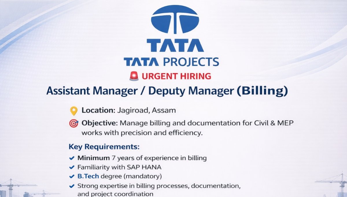 Tata Projects Hiring 2026