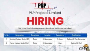 PSP Projects Ltd Job Vacancy 2026