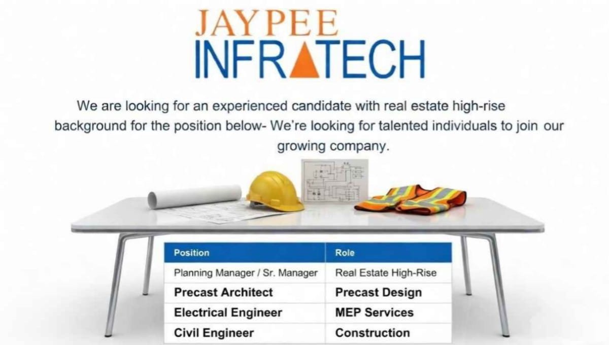 Jaypee Infratech Jobs in Noida