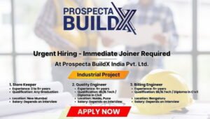 Prospecta BuildX India Jobs