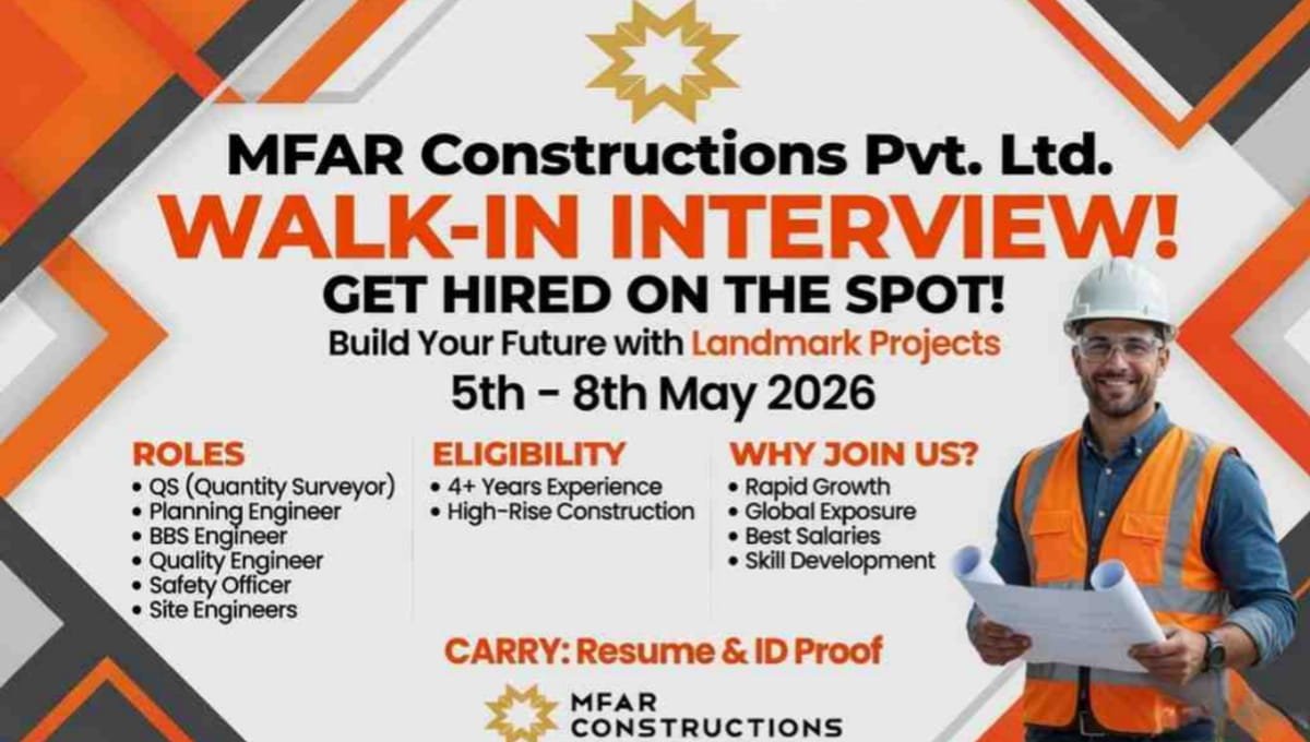 MFAR Constructions Walk-In Drive 2026