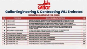 Galfar Engineering Hiring 2026