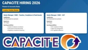 Capacite Infraprojects Hiring 2026