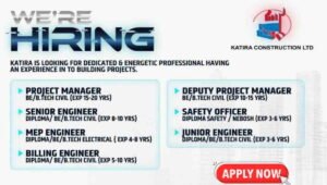 Katira Construction Ltd Hiring 2026