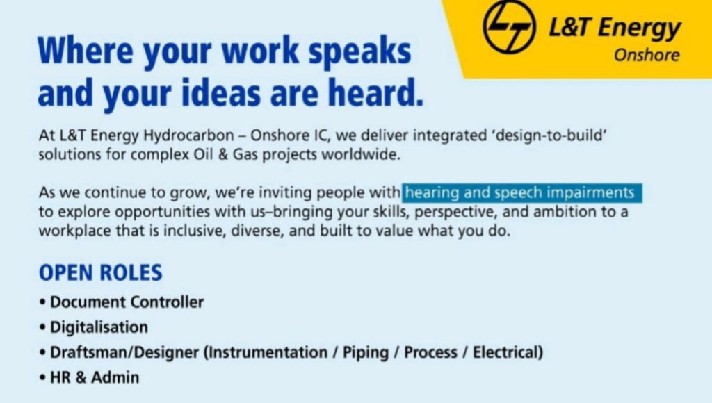 L&T Energy Onshore Walk-In Interview 2026