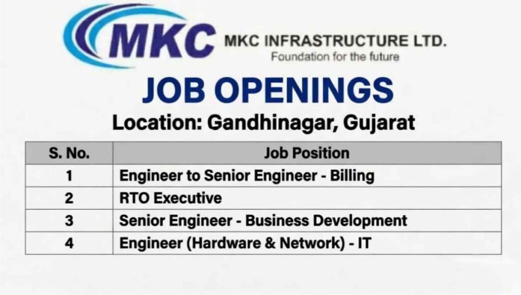 MKC Infrastructure Hiring 2026