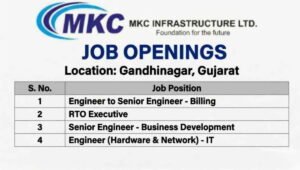 MKC Infrastructure Hiring 2026